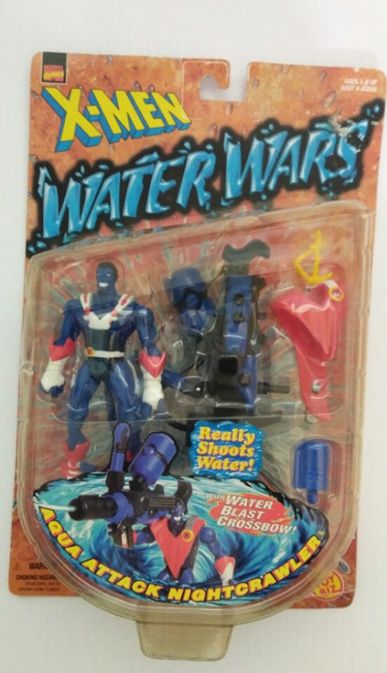 Toy Biz Marvel X-Men Water Wars Aqua Attack Nightcrawler - We Got Character Toys N More