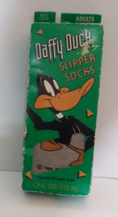 Looney Tunes Daffy Duck Slipper Socks - We Got Character Toys N More