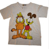 White Garfield and Odie Short Sleeved Shirt - We Got Character Toys N More
