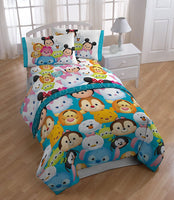 Disney Tsum Tsum Microfiber 3 Pc Twin Sheet Set - We Got Character Toys N More