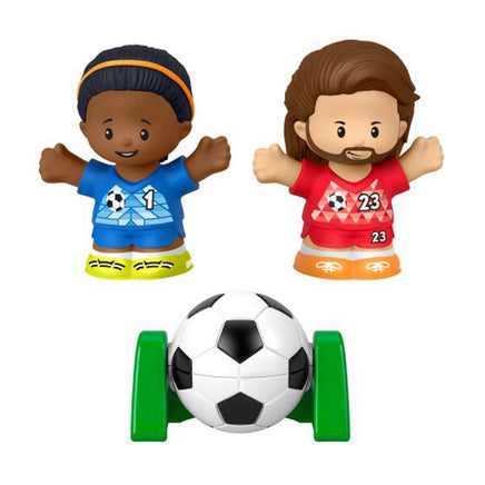 Fisher-Price Little People 2 Pack With Accessories, Soccer Coach and Player - We Got Character Toys N More