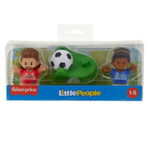 Fisher-Price Little People 2 Pack With Accessories, Soccer Coach and Player - We Got Character Toys N More
